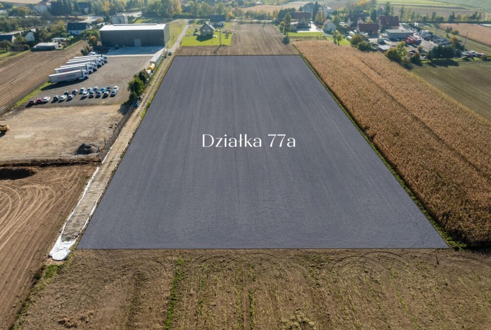 usługowa 7700 m², inwestycyjna, 500 m od S7, MPZP