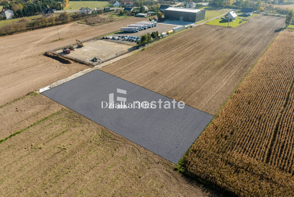 usługowa 2993 m², inwestycyjna, 500 m od S7, MPZP